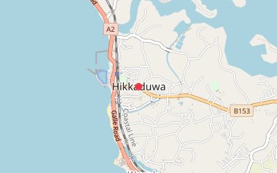 Hikkaduwa map