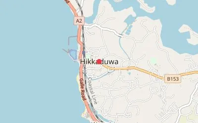 Hikkaduwa map