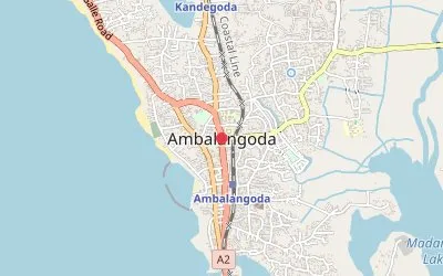 Ambalangoda map