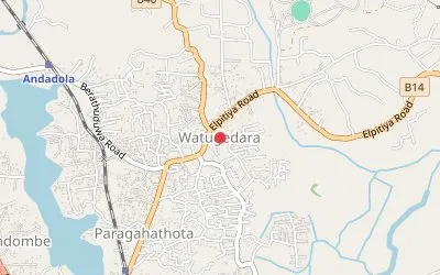 Watugedara map