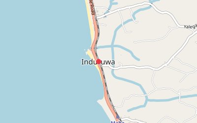 Induruwa map