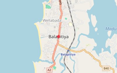 Balapitiya map