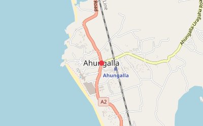Ahungalla map