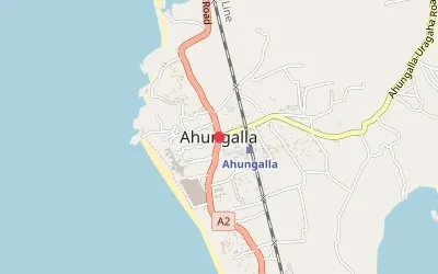 Ahungalla map