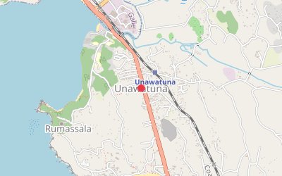 Unawatuna map