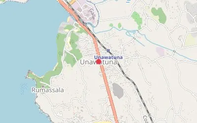 Unawatuna map