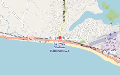 Habaraduwa map