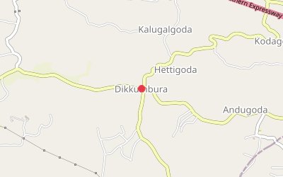 Dikkumbura map