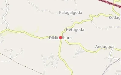 Dikkumbura map