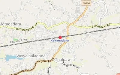 Kekanadura map