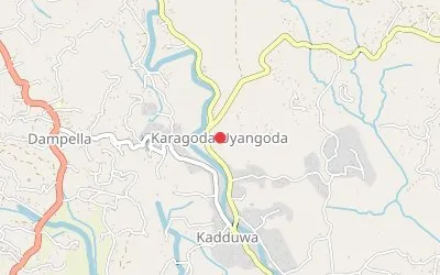 Karagoda Uyangoda map