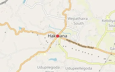 Hakmana map