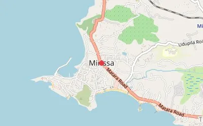 Mirissa map