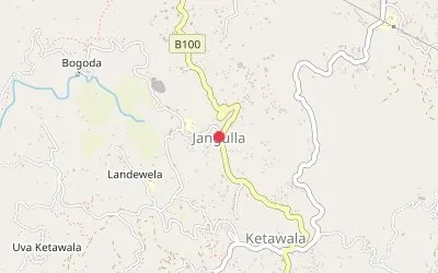 Jangulla map