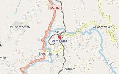 Demodara map