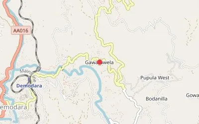 Gawarawela map