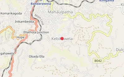 Kebillawela map