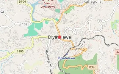 Diyatalawa map