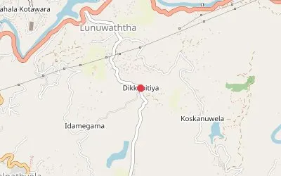 Dikkapitiya map