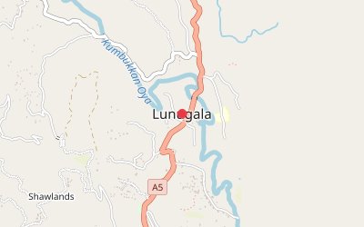 Lunugala map