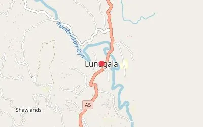 Lunugala map