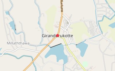 Girandurukotte map