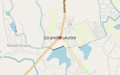 Girandurukotte map