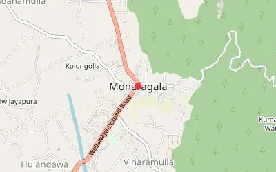 Monaragala map