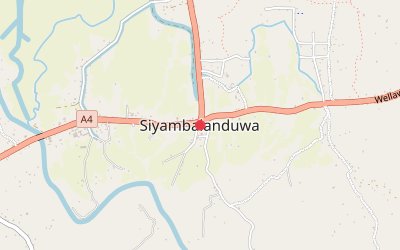 Siyambalanduwa map