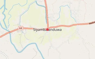 Siyambalanduwa map