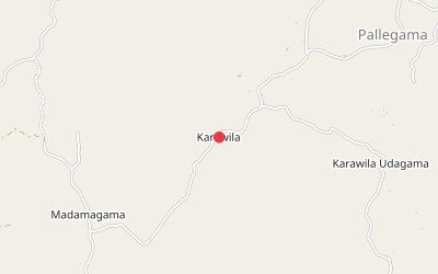 Karawila Pallegama map