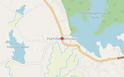 Hambegamuwa map