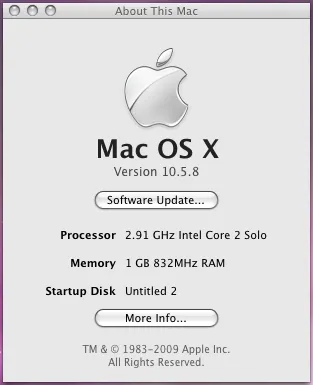 Installing Mac OS X 10.5.8 on AMD Athlon X2